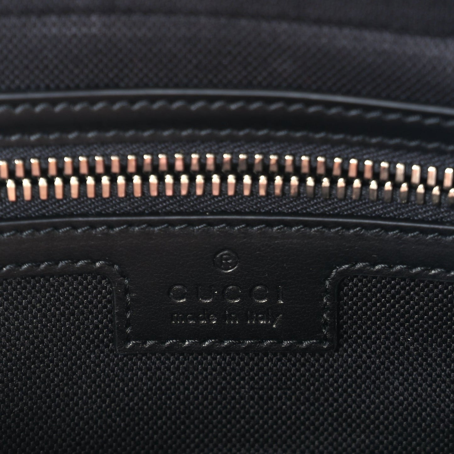 Soft GG Supreme Monogram Web Waist Bag Black Grey