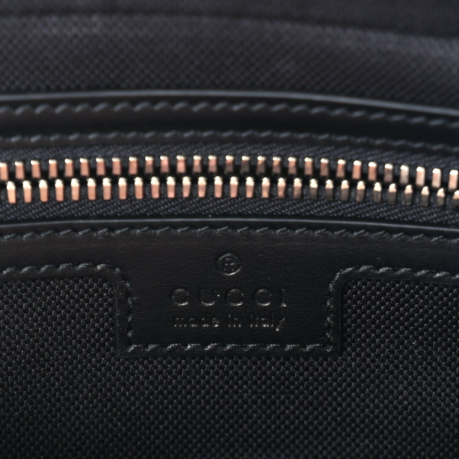 Gucci Soft GG Supreme Monogram Web Waist Bag Black Grey 5 of 6