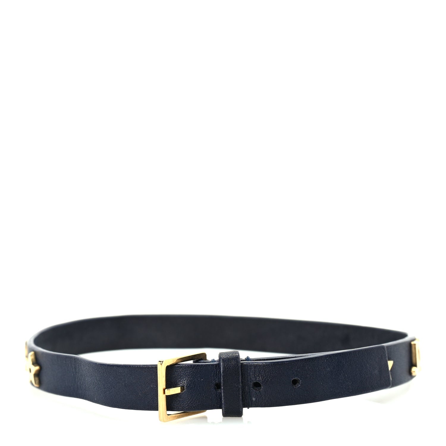 Christian Dior Calfskin Star J'Adior Double Bracelet Blue 3 of 4