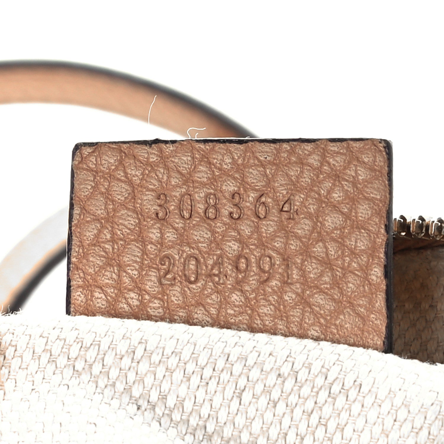 Gucci Pebbled Calfskin Small Soho Disco Bag Camelia 7 of 11