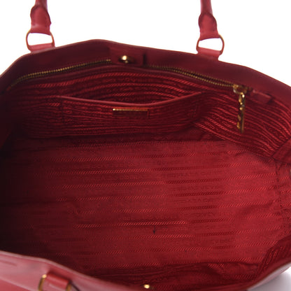 Prada Saffiano Lux Large Tote Fuoco 5 of 10