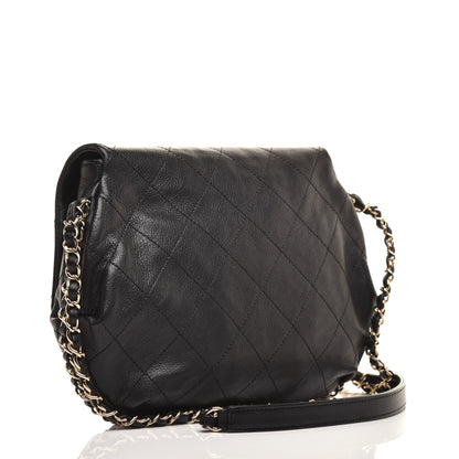 Chanel Calfskin Stitched Messenger Flap Black 3 of 8