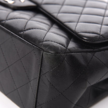 Chanel Lambskin Quilted Maxi Double Flap Black 12 of 15