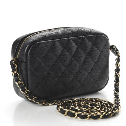 Chanel Caviar Quilted Camera Case Black 3 of 10