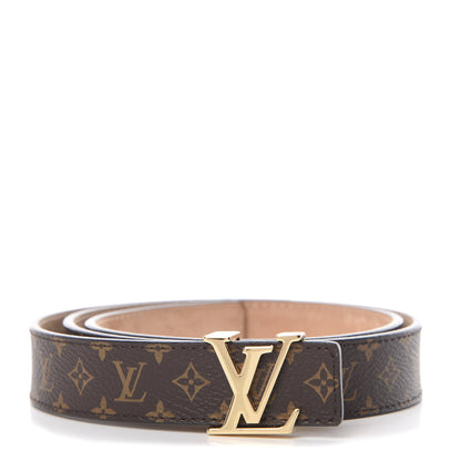 Louis Vuitton Mini Monogram 25mm LV Initiales Belt 75 30 1 of 8
