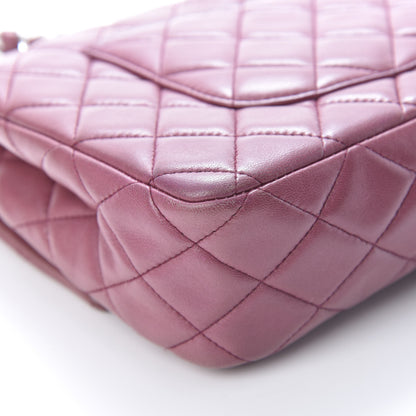 Chanel Lambskin Quilted Medium Double Flap Pink 12 of 15
