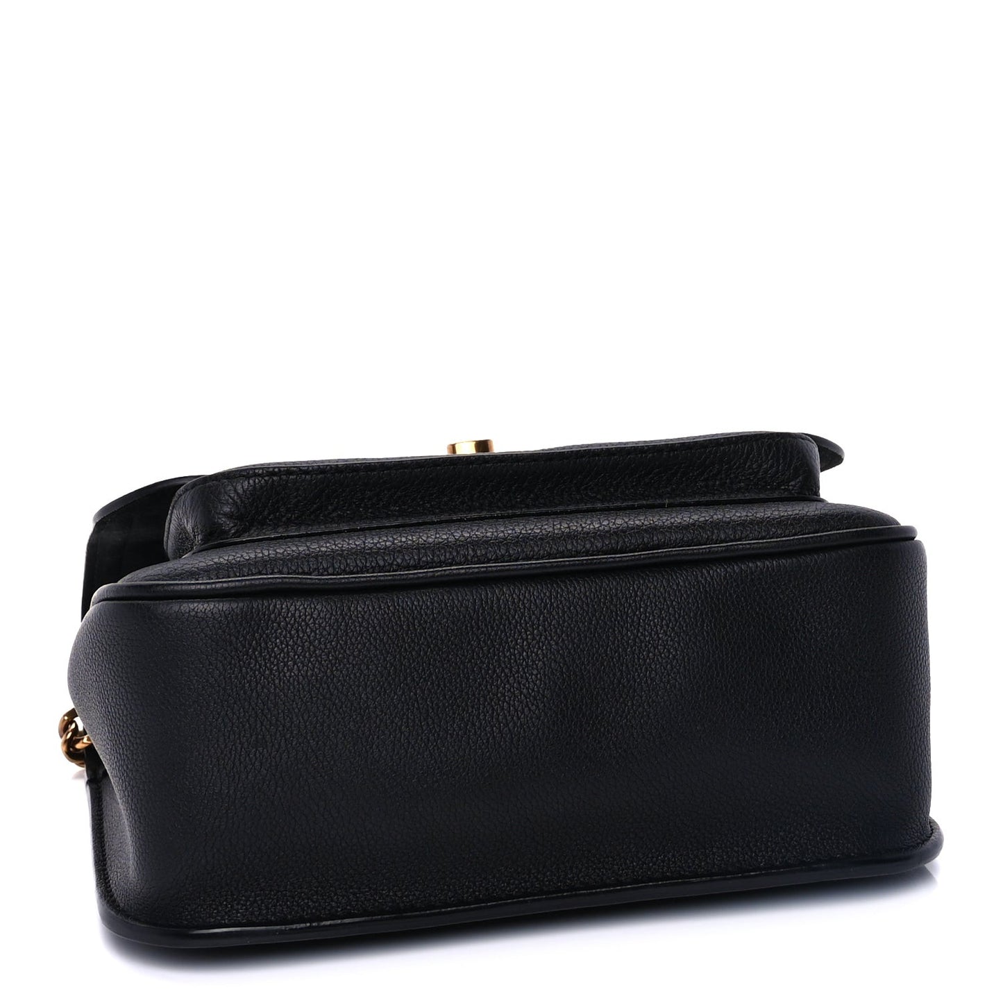 Grained Calfskin Lockme Chain Bag PM Black