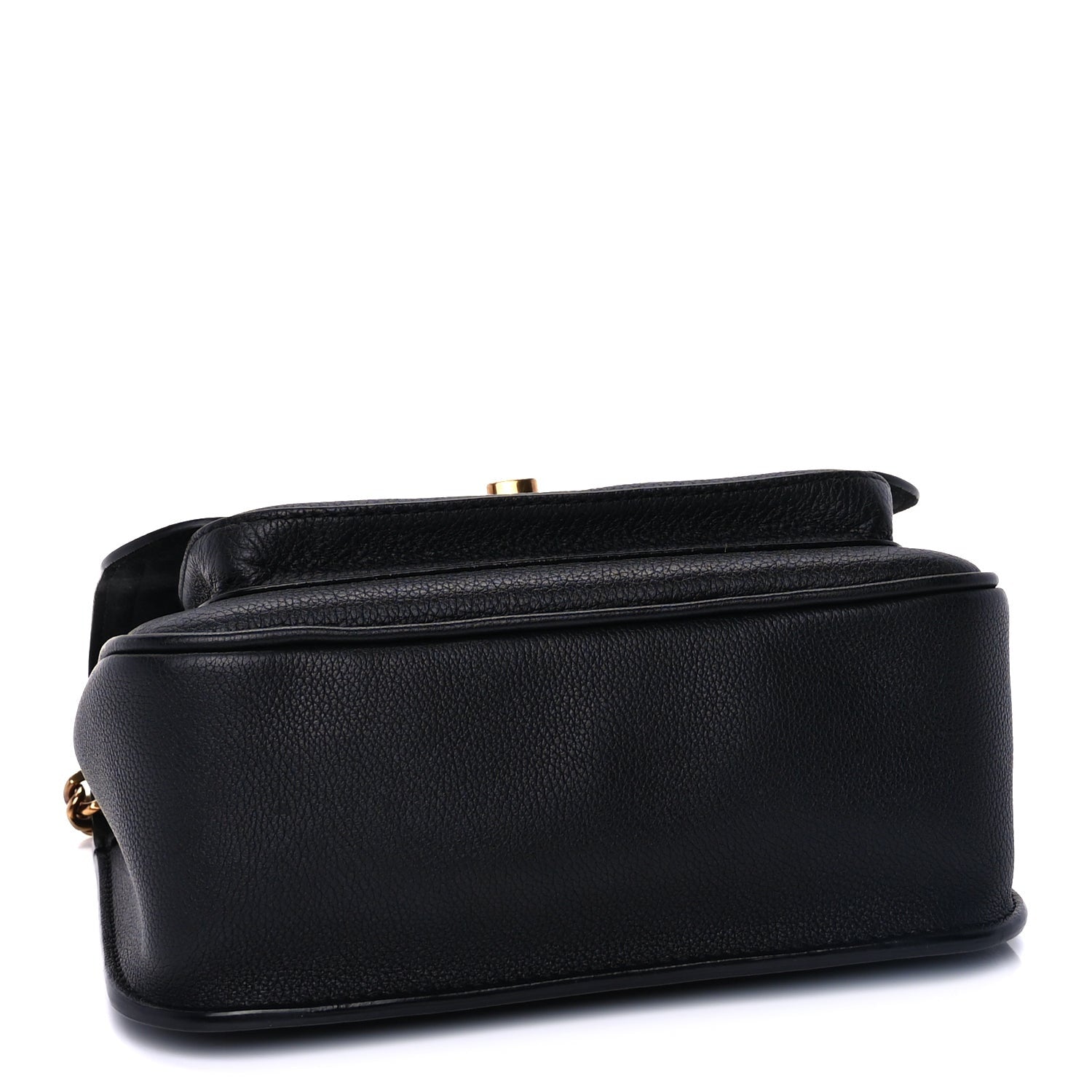 Louis Vuitton Grained Calfskin Lockme Chain Bag PM Black 4 of 9