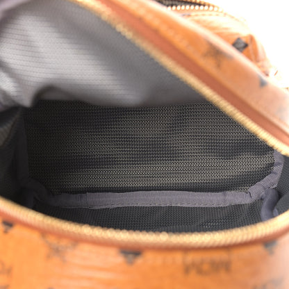 MCM Visetos Side Stud Mini Stark Backpack Cognac 4 of 8