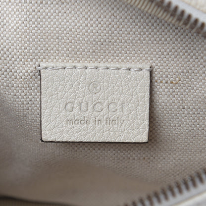 Gucci Grained Calfskin Small Logo Belt Bag White 6 of 9