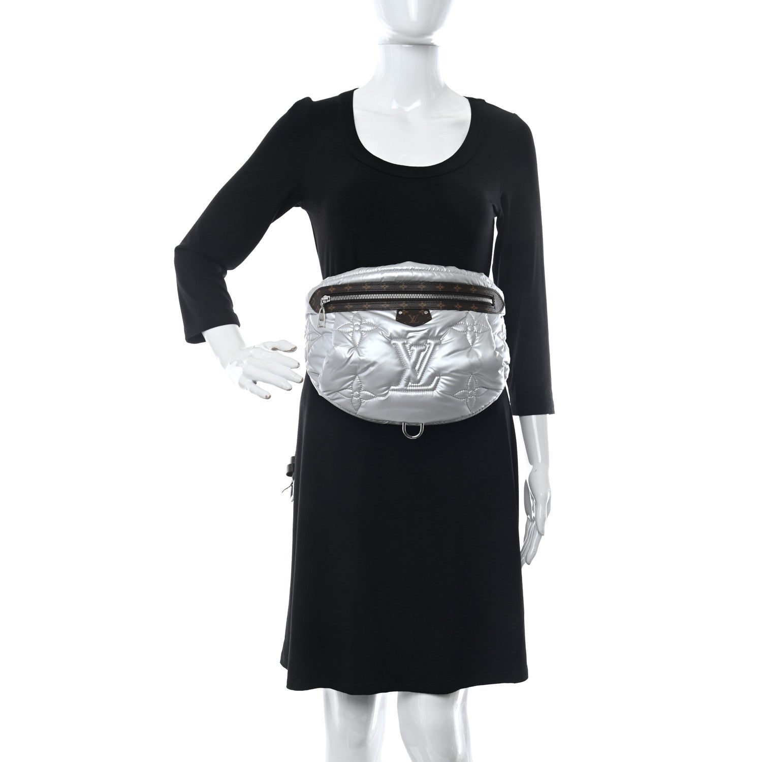 Louis Vuitton Econyl Monogram Pillow Bumbag Silver 2 of 9