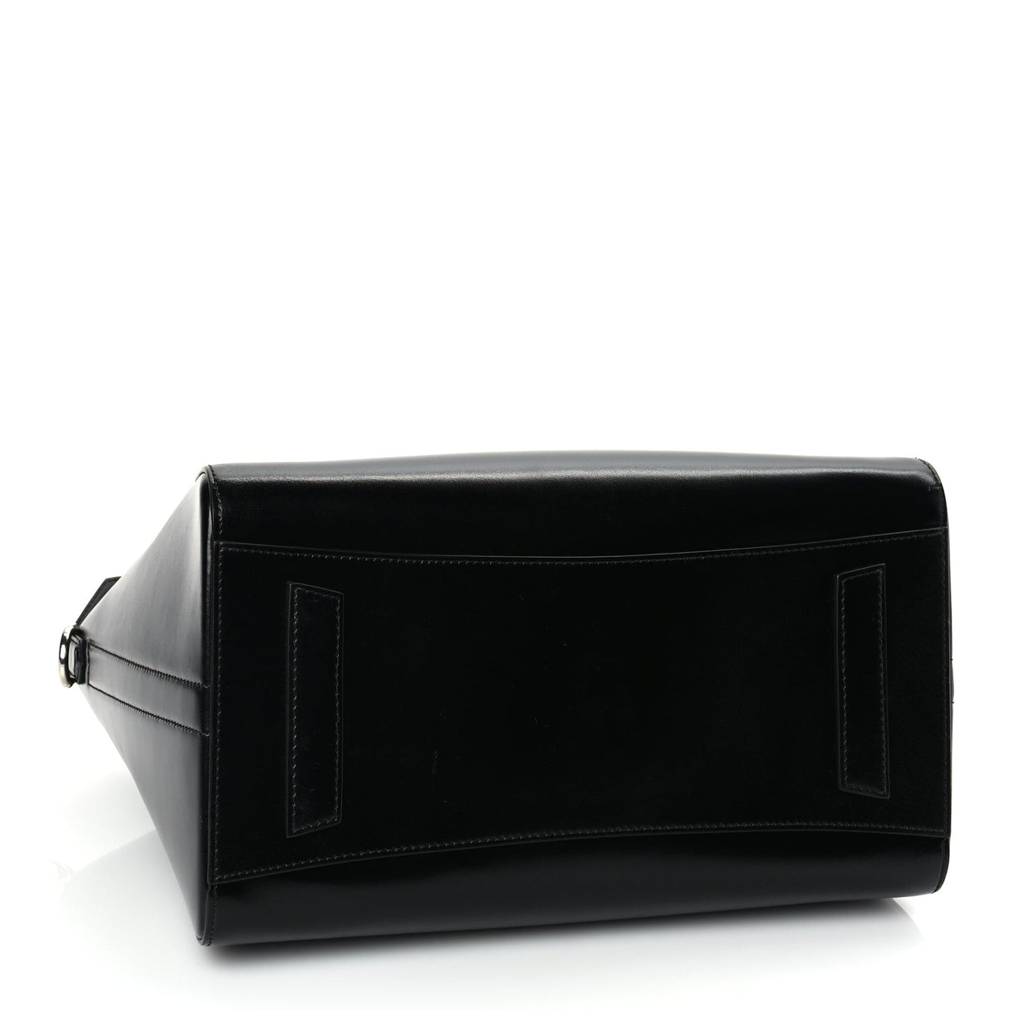 Shiny Lord Calfskin Large Antigona Black