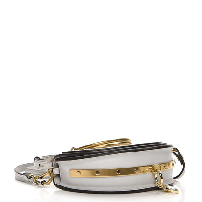 Chloe Calfskin Small Nile Bracelet Minaudiere Bag Airy Grey 4 of 7