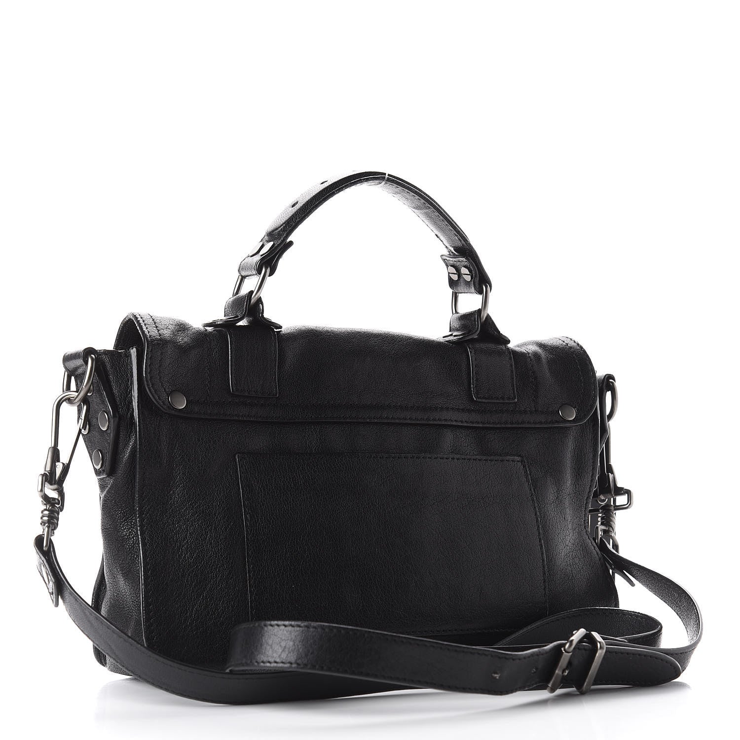 Proenza Schouler Lambskin Tiny PS1 Satchel Black 4 of 14