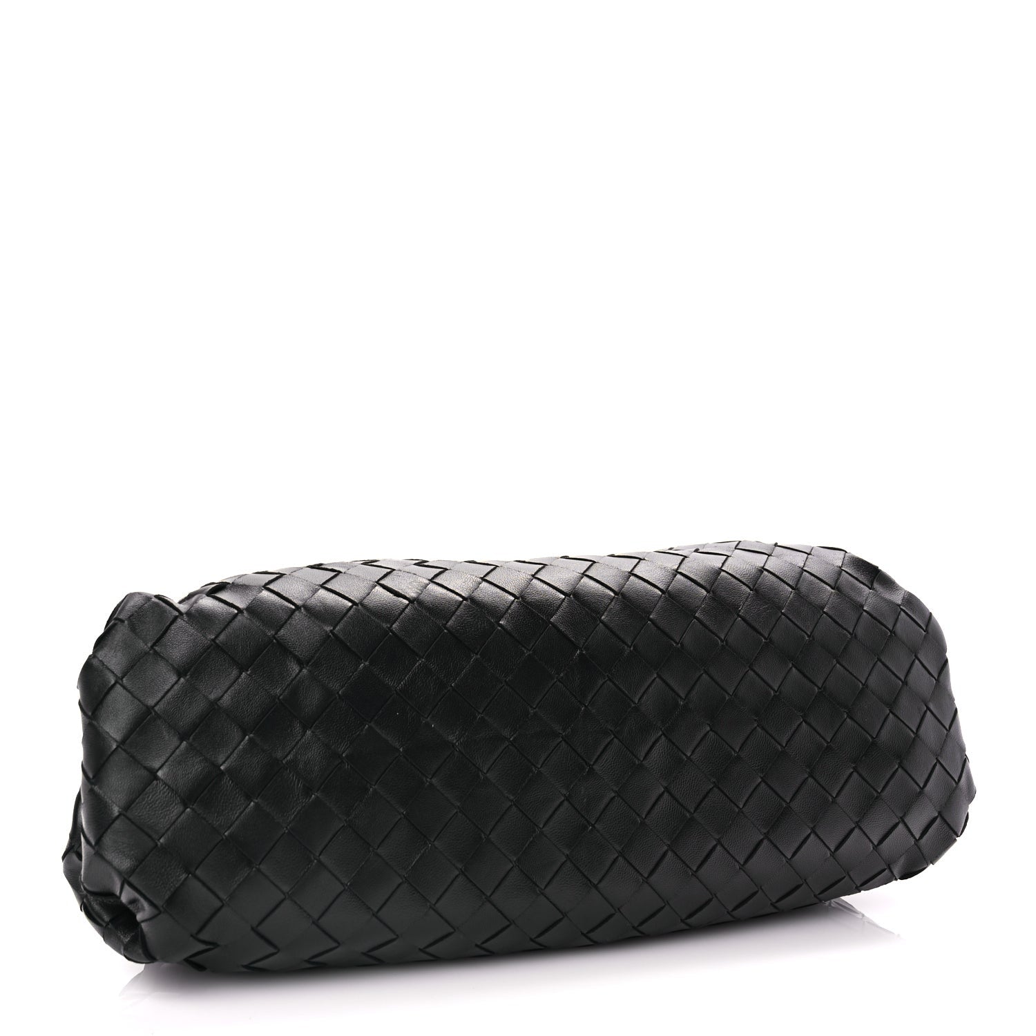 Bottega Veneta Nappa Maxi Intrecciato The Pouch Oversized Clutch Black 4 of 8