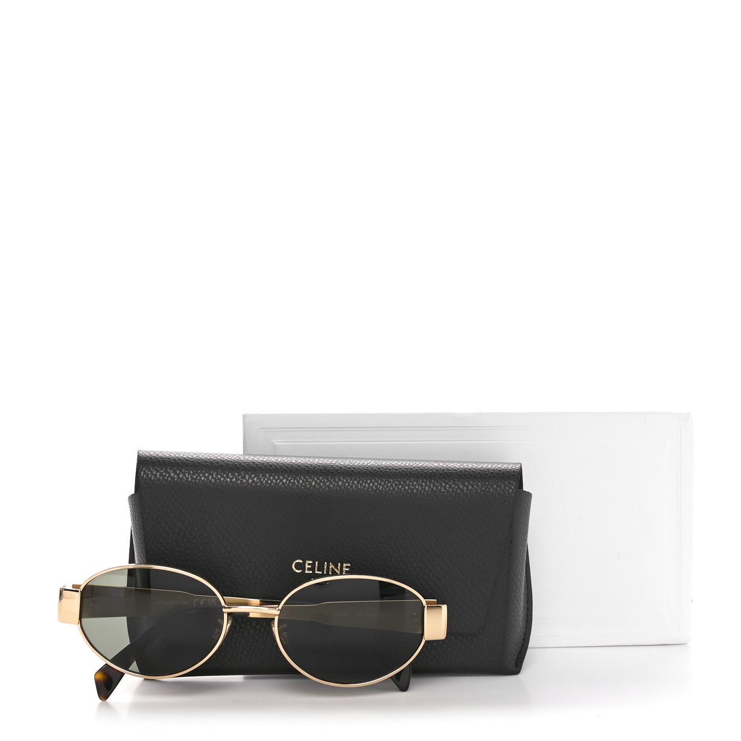 Metal Triomphe 01 Sunglasses CL40235U Gold Green