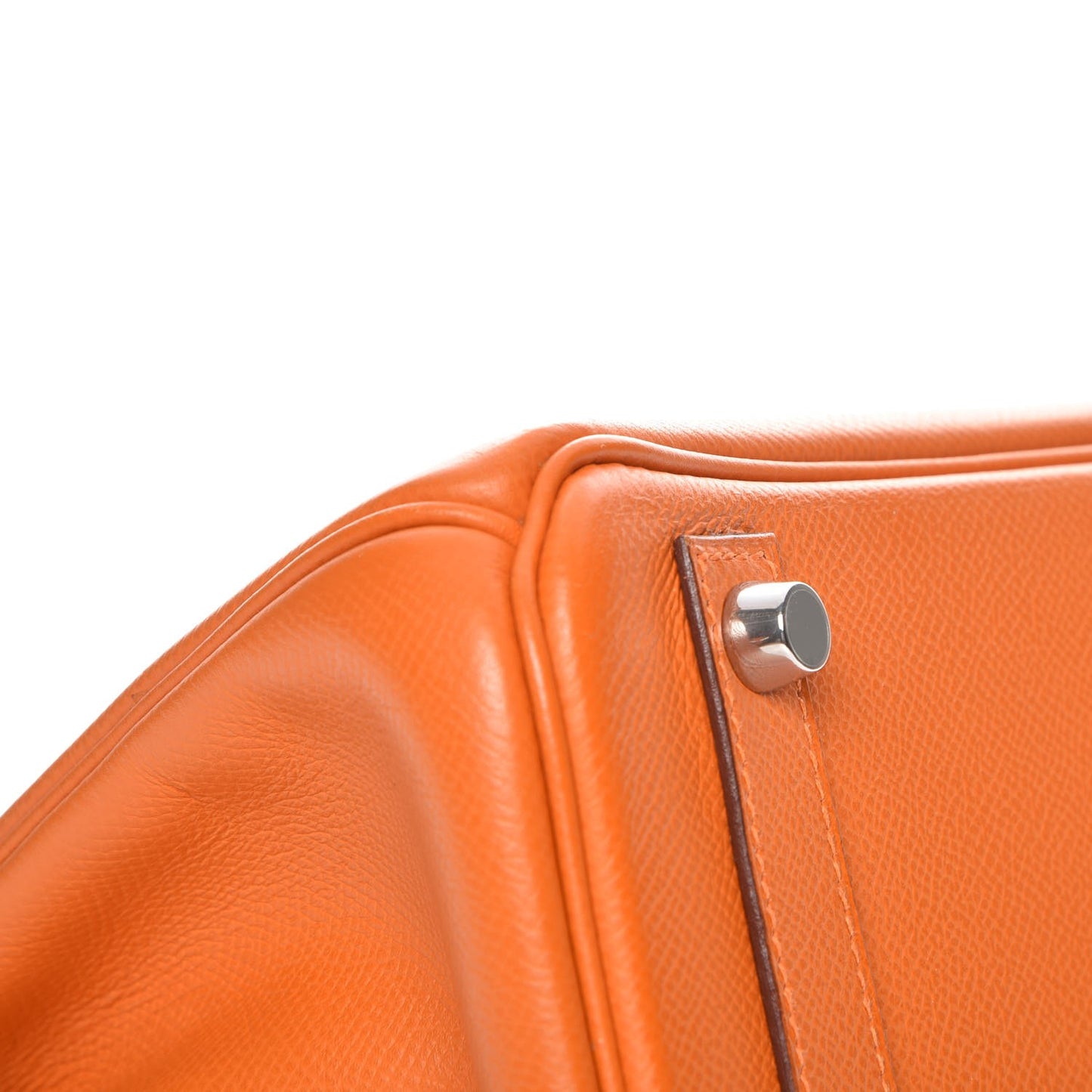 Epsom Birkin 25 Orange