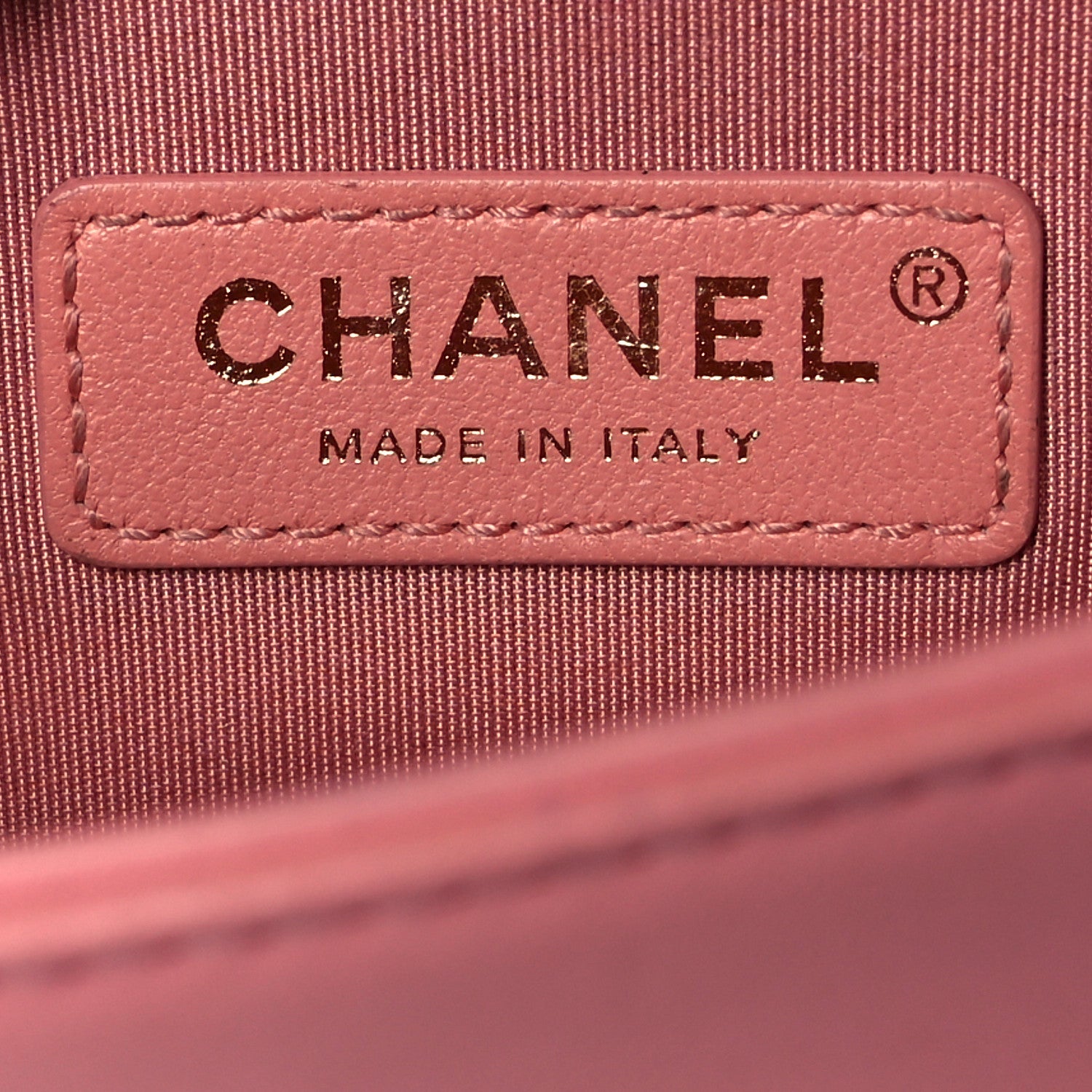 Chanel Fabric Chevron Braided Small Boy Flap Pink Ivory 6 of 13