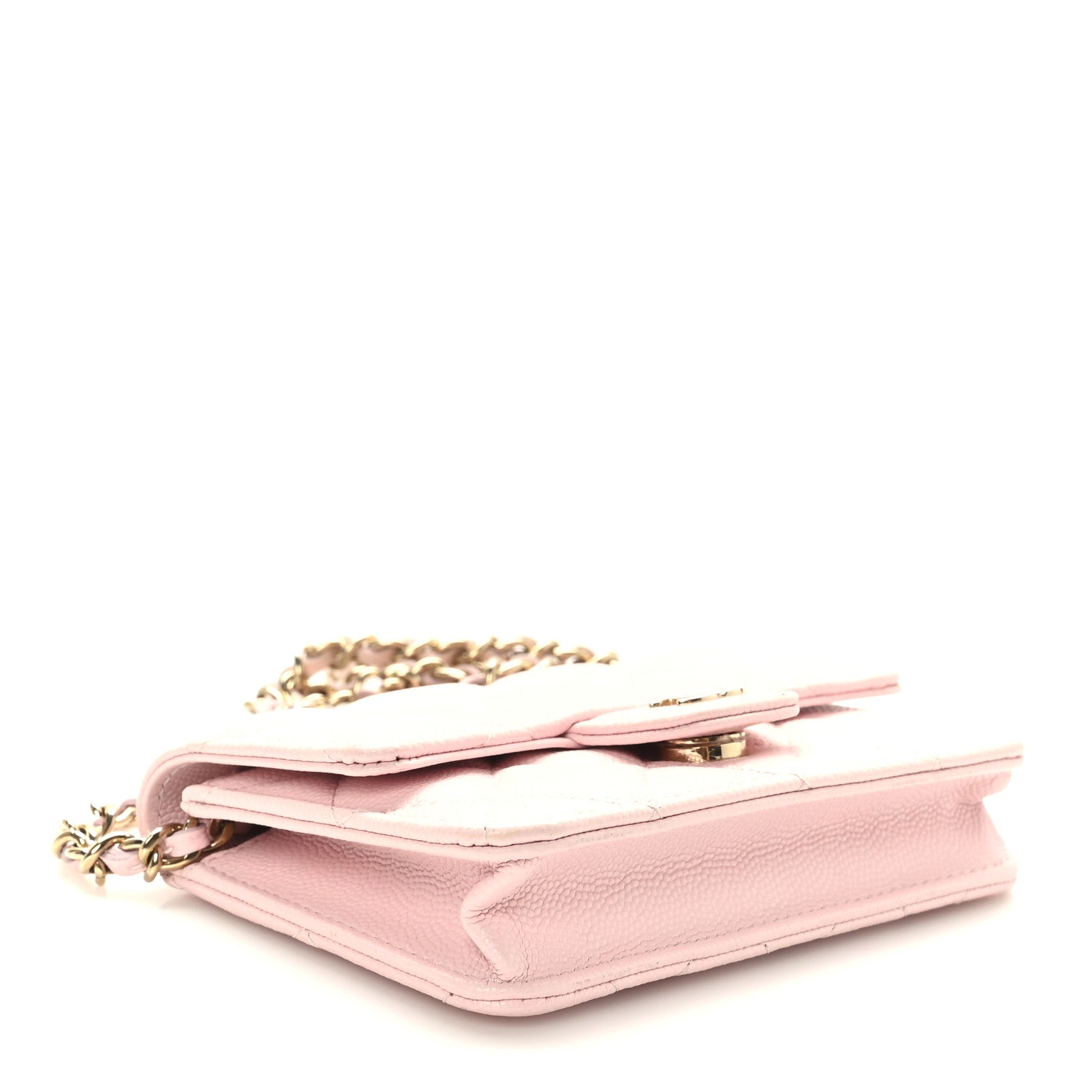 Chanel Caviar Quilted Mini Chain Bag Pink 4 of 10