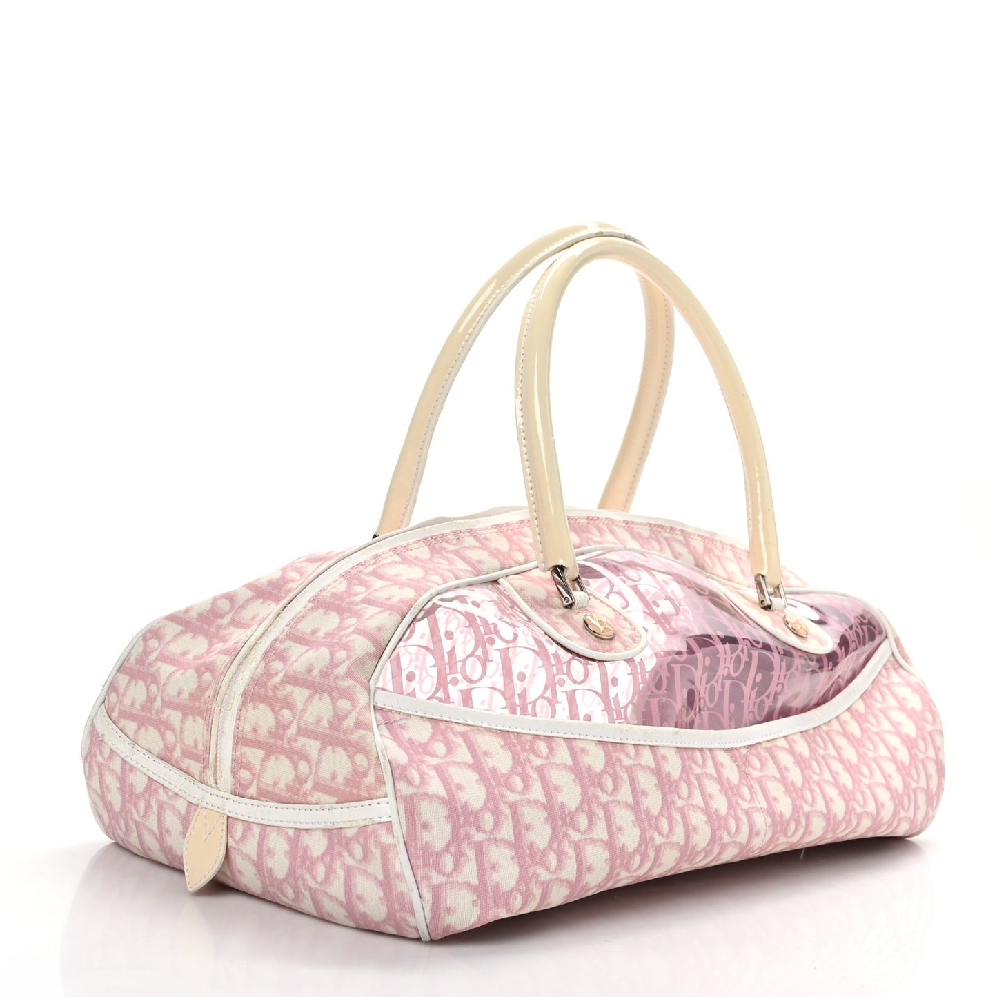 Monogram PVC Bowler Pink