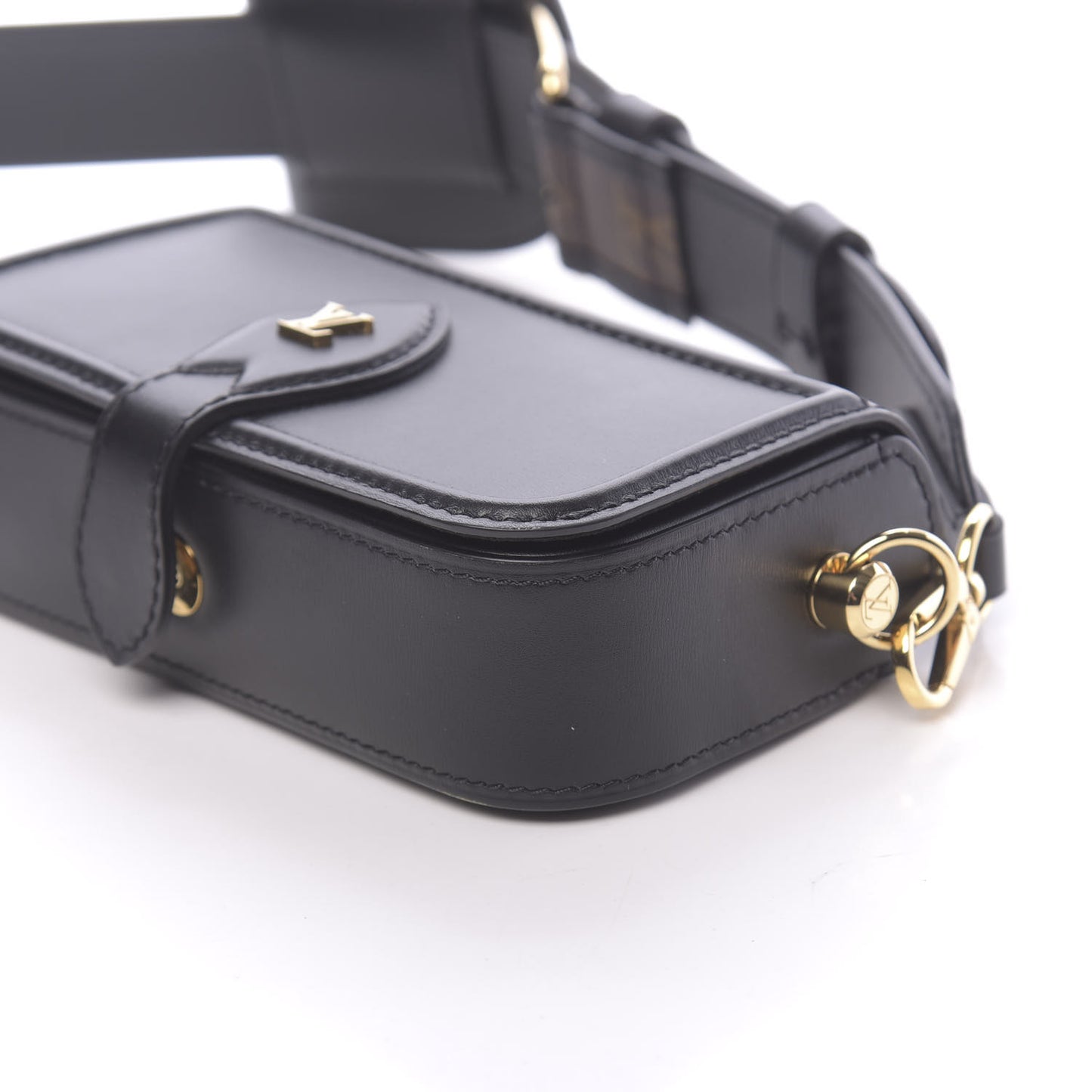 Calfskin Monogram Officier Pouch Black