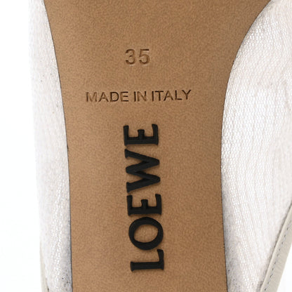 Loewe Sequin Toy Mule Pumps 35 Transparent White 7 of 7