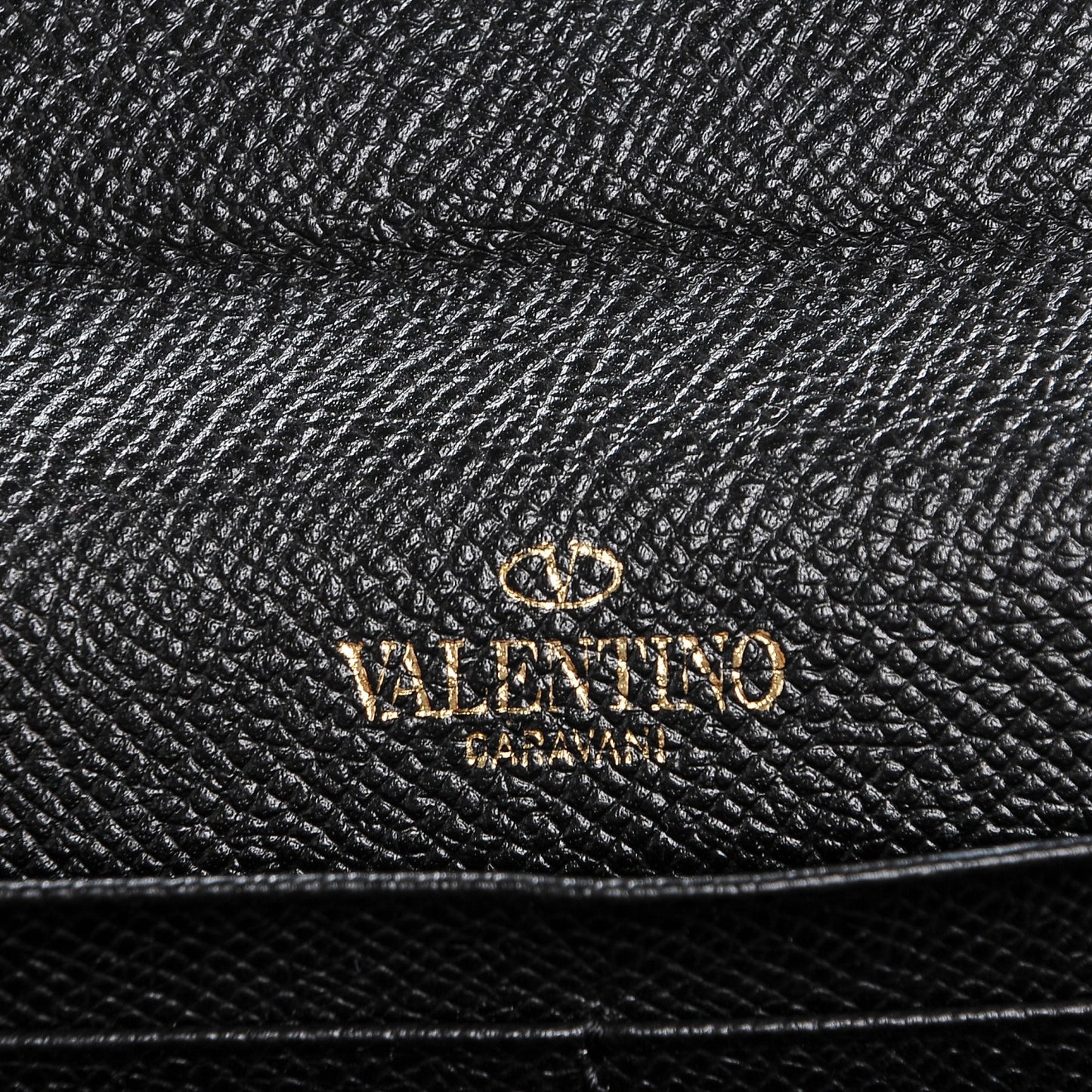Calfskin Continental Flap Wallet Black