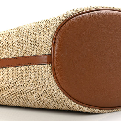 Louis Vuitton Raffia Saint Jacques Tote Caramel 8 of 9