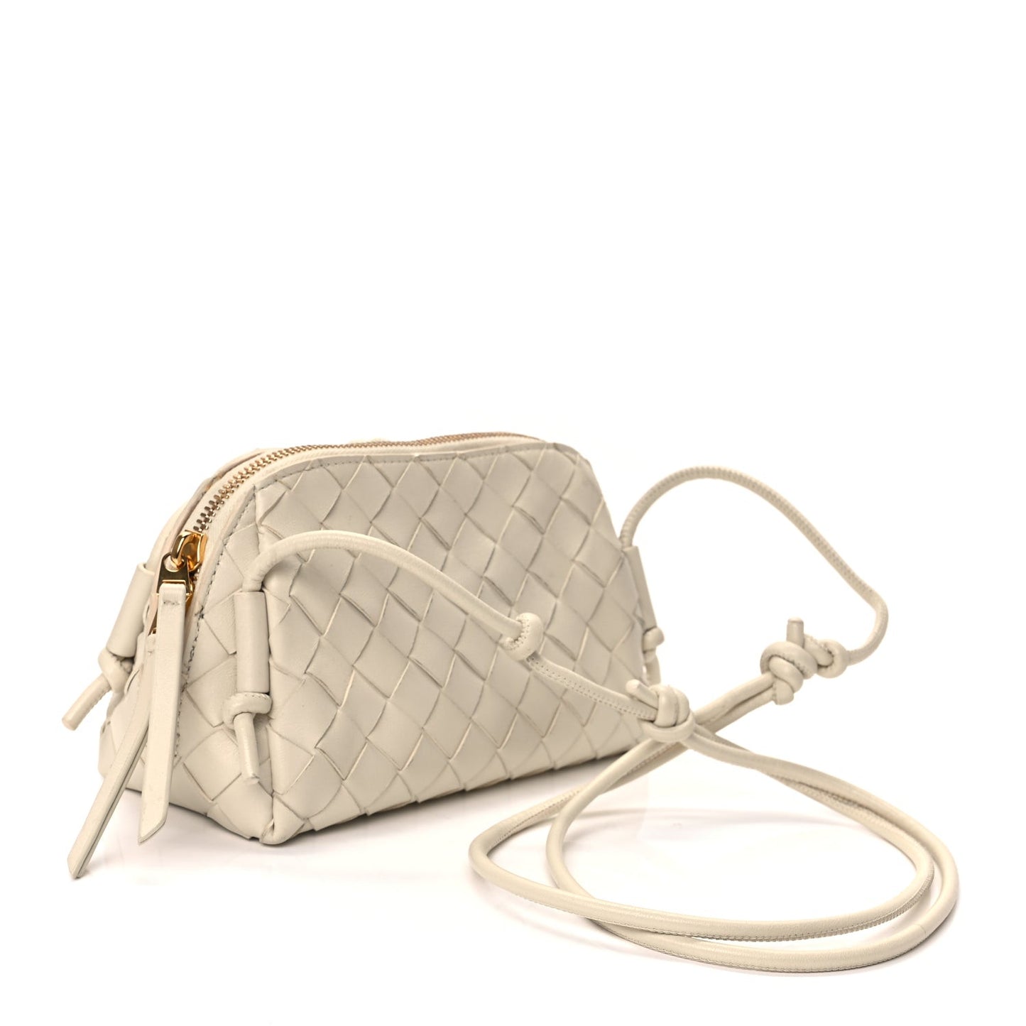 Nappa Intrecciato Concert Pouch Sea Salt