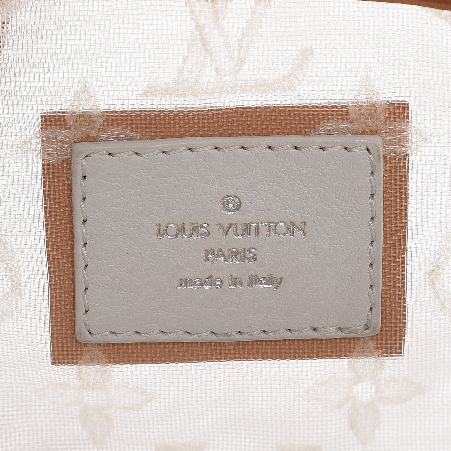 Monogram Transparence Lockit East-West White