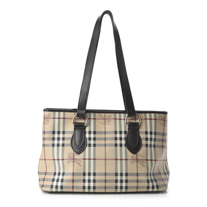 Burberry Haymarket Check Medium Regent Tote Chocolate 1 of 10