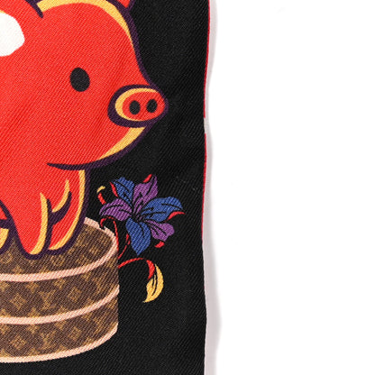 Louis Vuitton Silk Monogram Superstition Bandeau Black 4 of 4