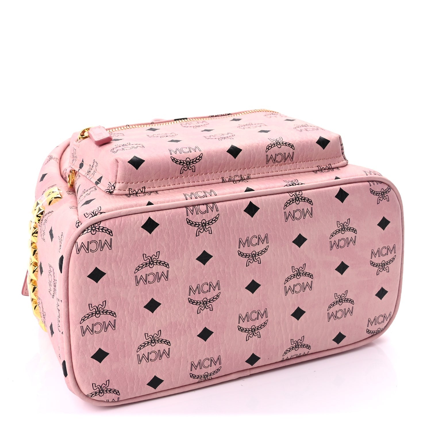 MCM Visetos Small Side Stud Stark Backpack  Soft Pink 3 of 8