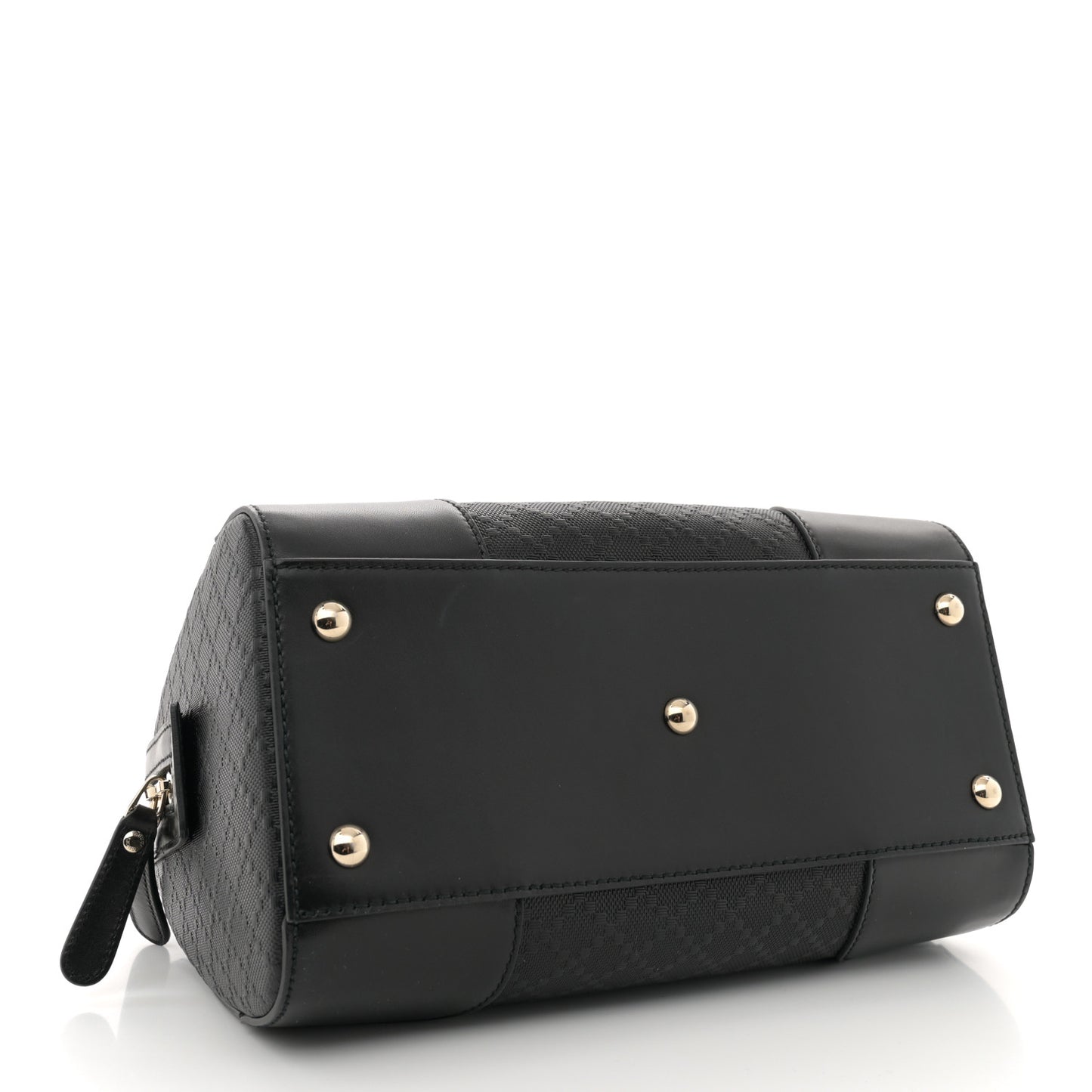 Hilary Lux Bright Diamante Top Handle Bag Black