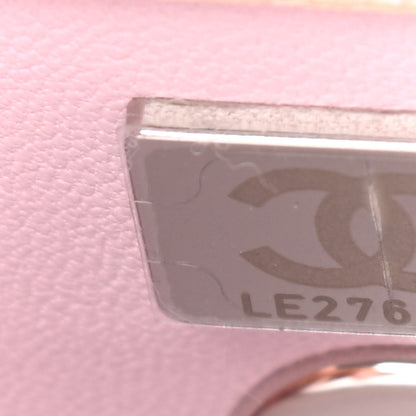 Chanel Iridescent Caviar Quilted Mini Coco Handle Flap Pink 7 of 9