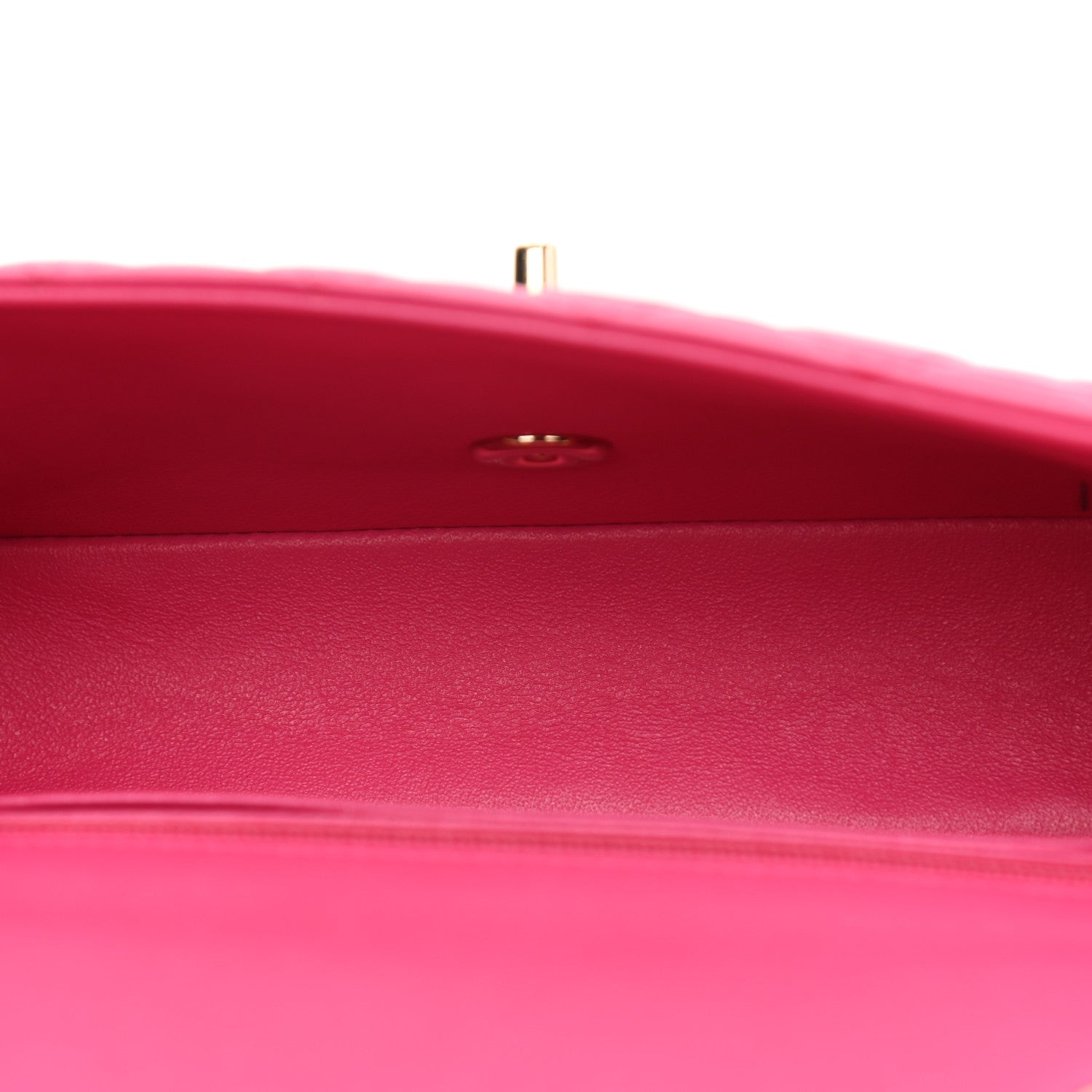 Chanel Lambskin Quilted Mini Rectangular Flap Fuchsia 7 of 22