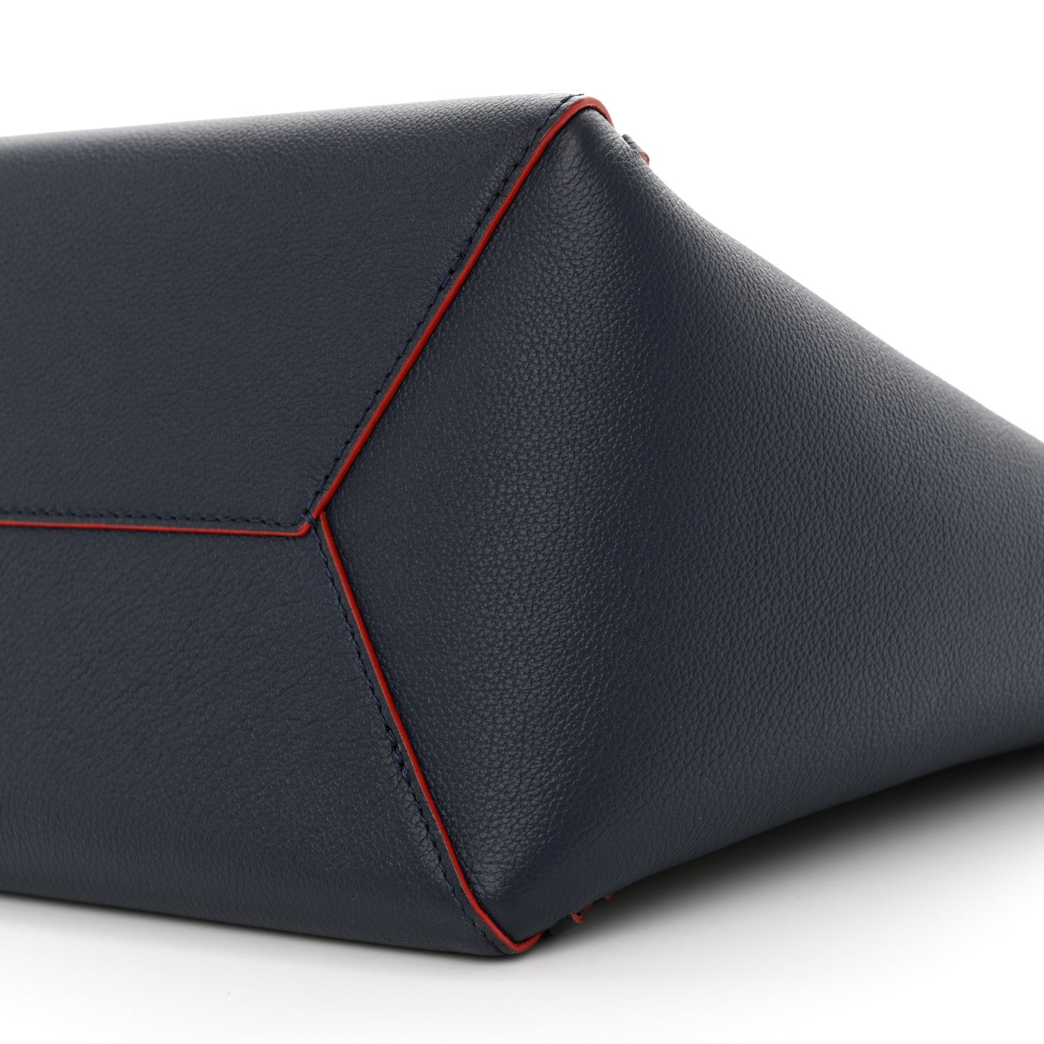 Louis Vuitton Calfskin Braided Lockme Cabas Marine Rouge 9 of 9