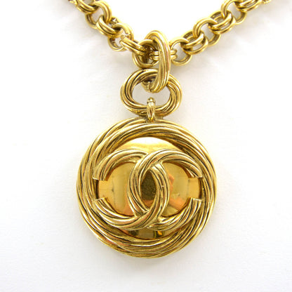 Chanel CC Mirror Long Necklace Gold 4 of 6