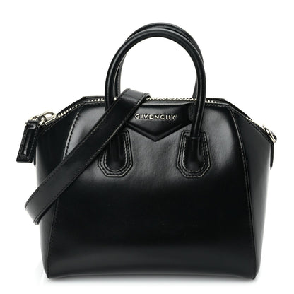 Givenchy Shiny Lord Calfskin Mini Antigona Black 1 of 8