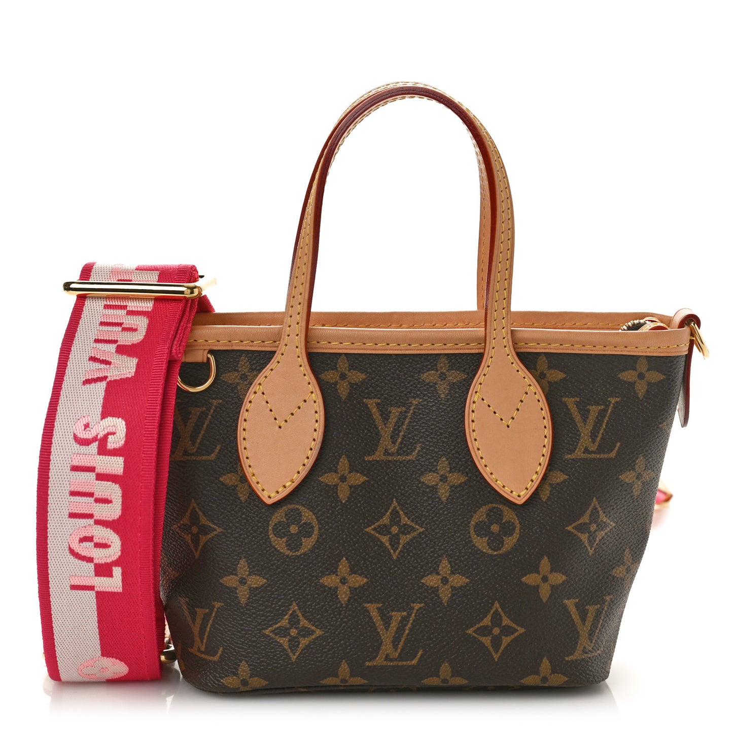 Monogram Neverfull BB Pink Peony