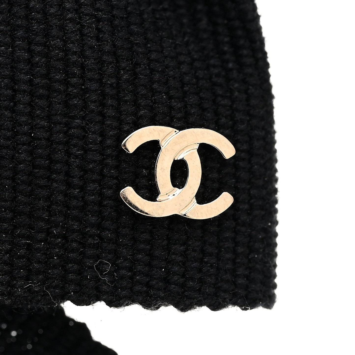 Grosgrain Bow CC Hair Clip Black