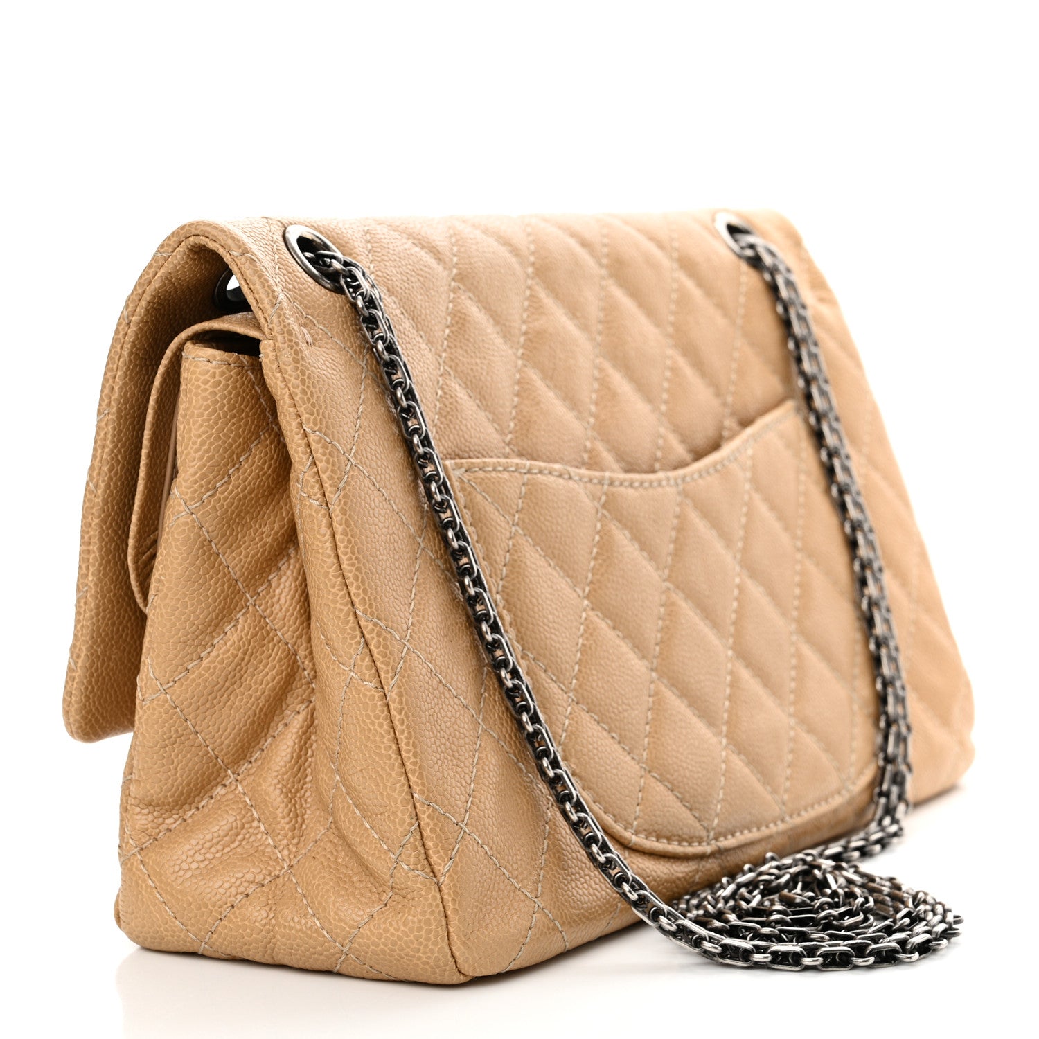 Chanel Caviar Quilted 2.55 Reissue 226 Flap Beige 3 of 16