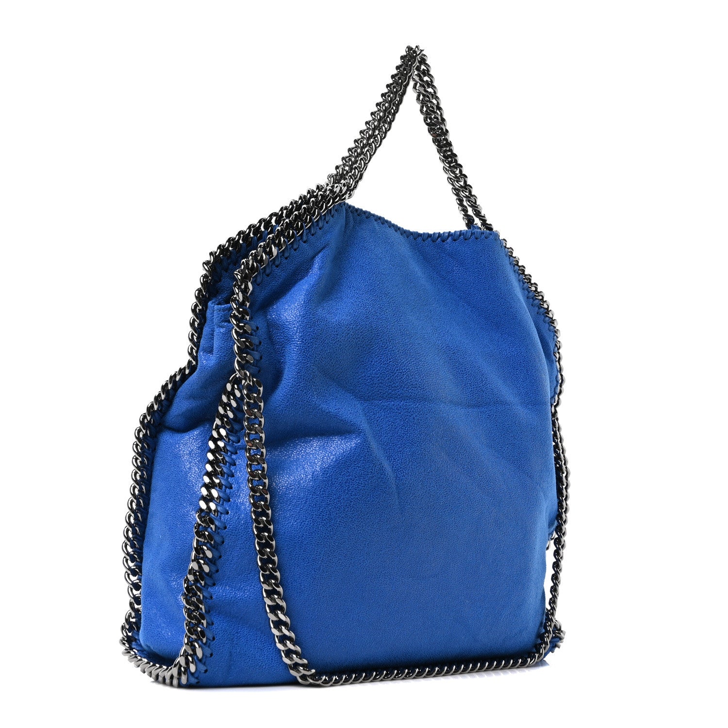 Stella McCartney Shaggy Deer Small Falabella Tote Bright Blue 3 of 9
