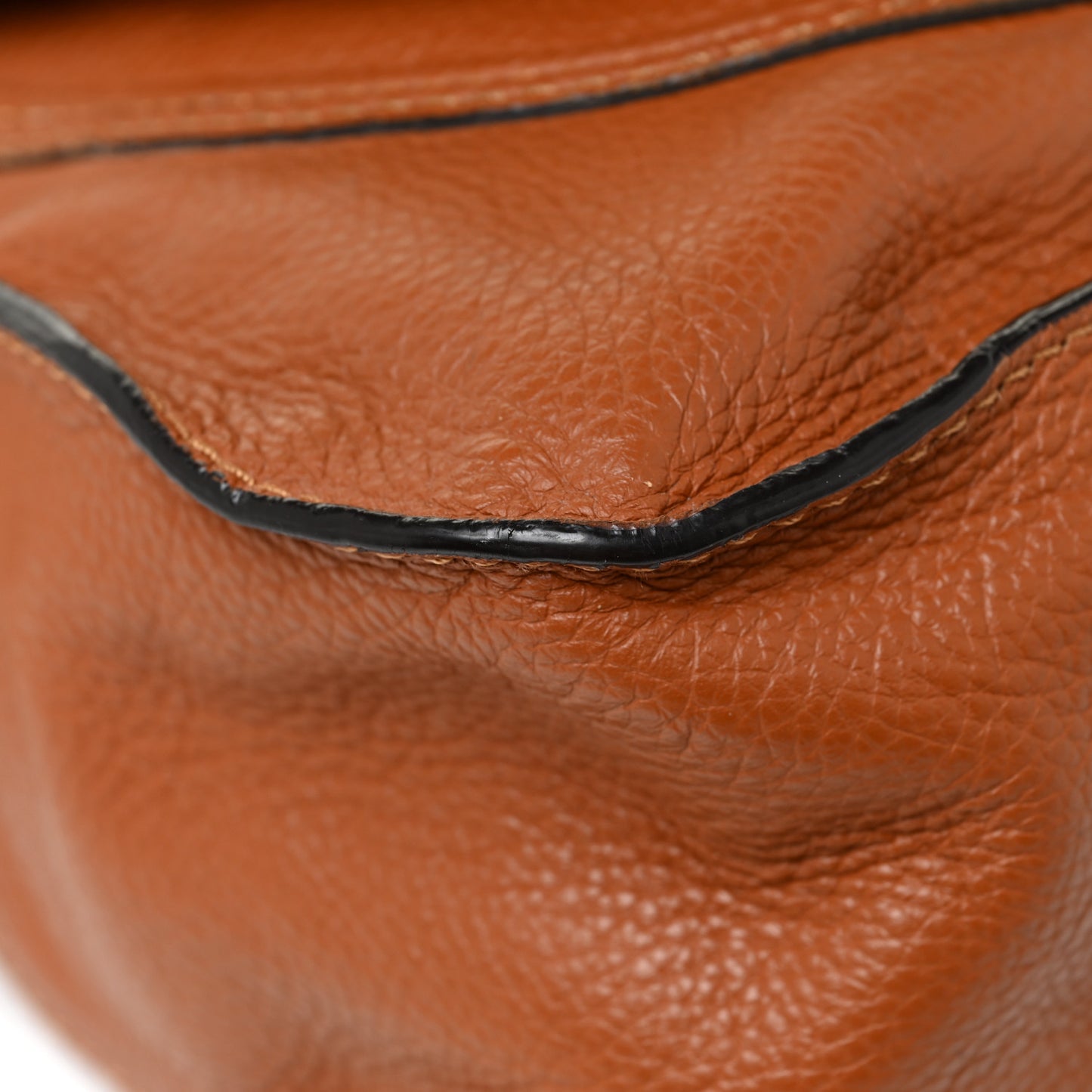Calfskin Small Marcie Satchel Tan