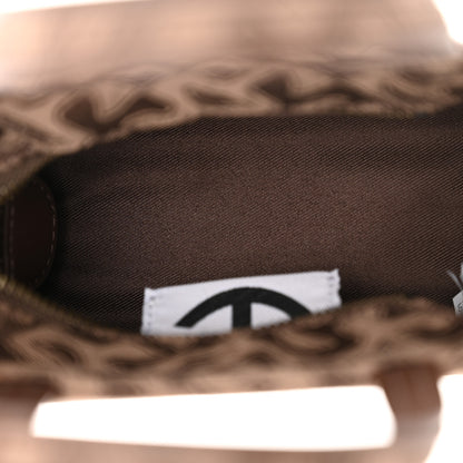 Telfar Monogram Jacquard Small Shopping Bag Chocolate 5 of 10