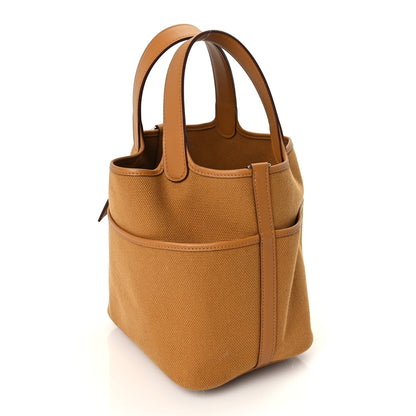 Hermes Toile Goeland Swift Cargo Picotin Lock 18 Sesame 2 of 10