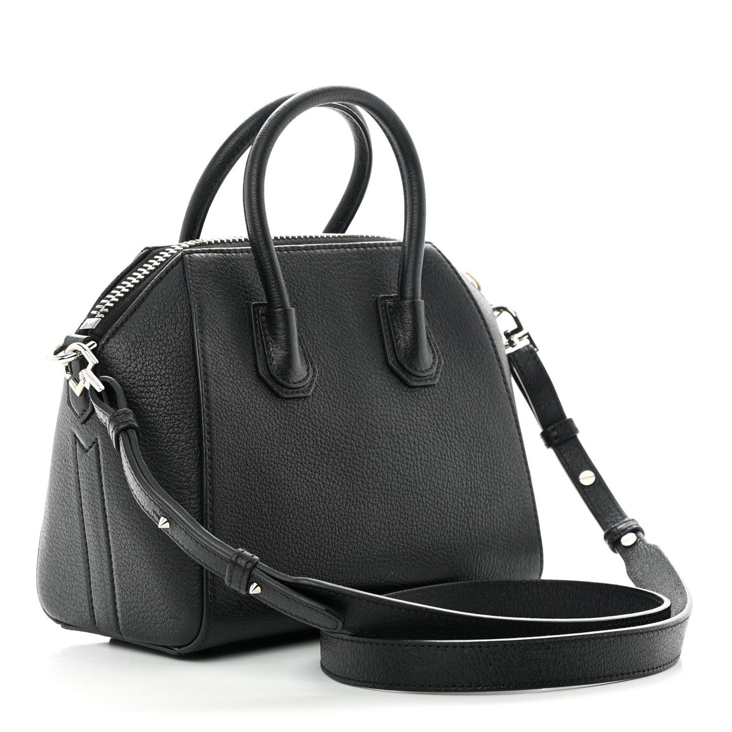 Sugar Goatskin Mini Antigona Black