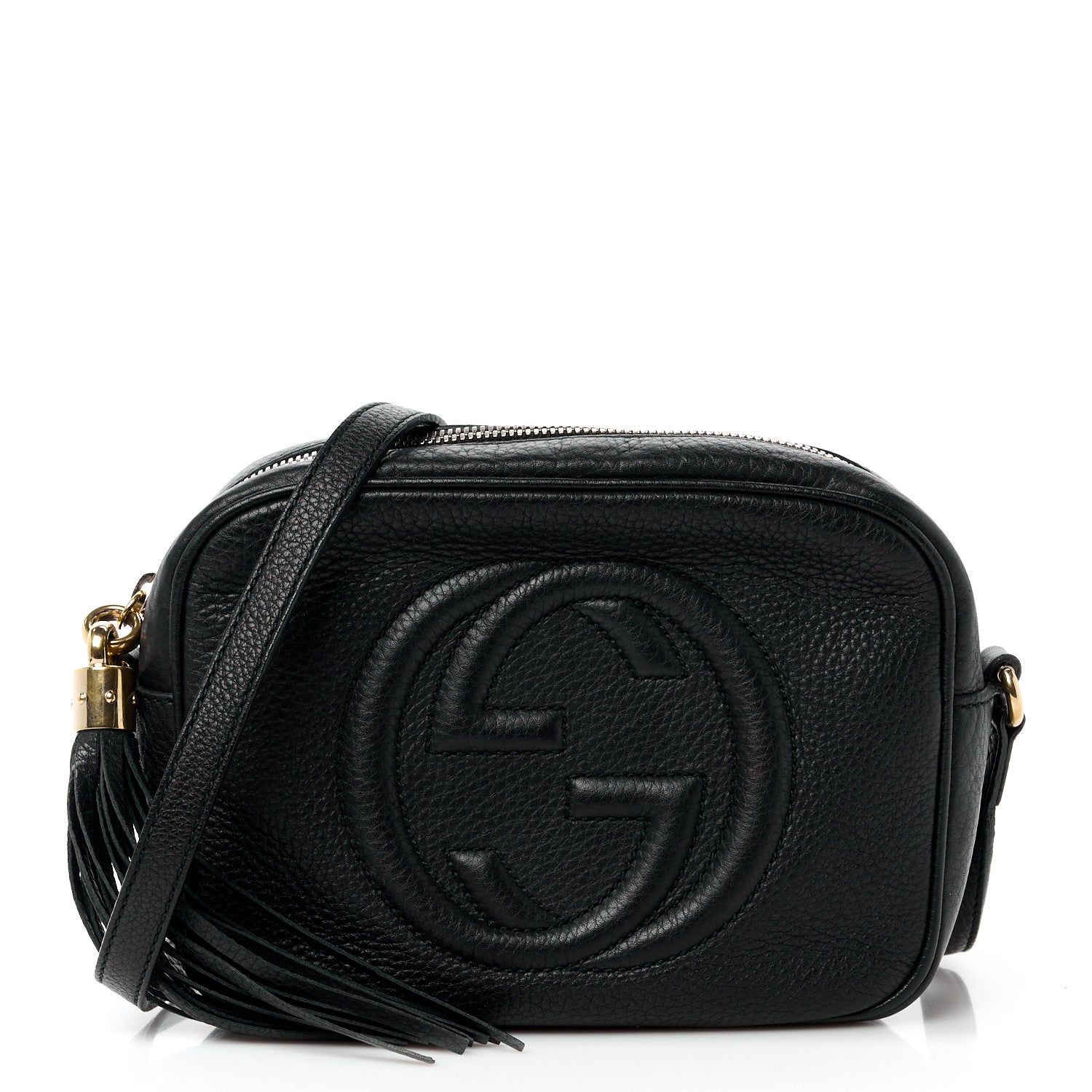 Gucci Pebbled Calfskin Small Soho Disco Bag Black 1 of 17