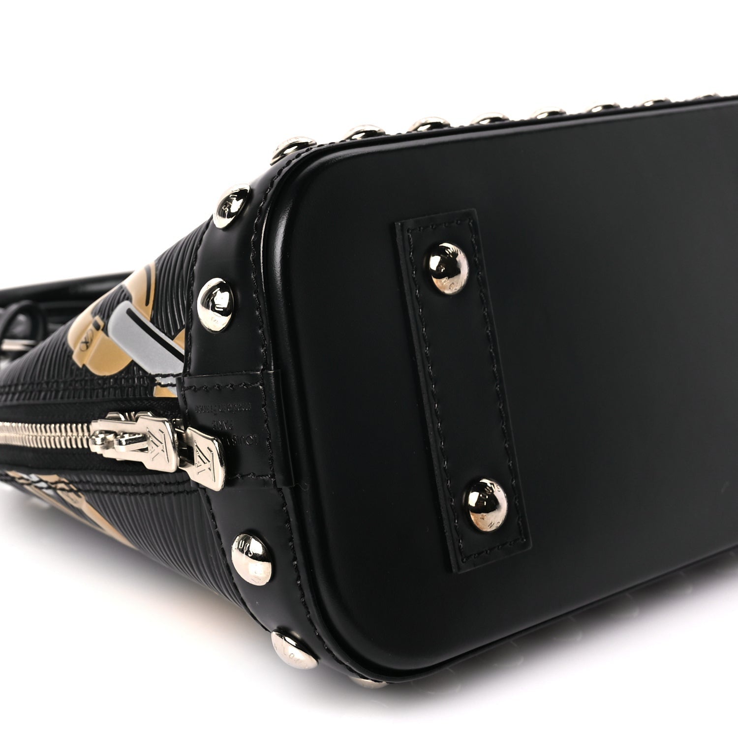 Louis Vuitton Epi Chain Flower Alma BB Black 8 of 8