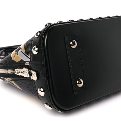 Louis Vuitton Epi Chain Flower Alma BB Black 8 of 8